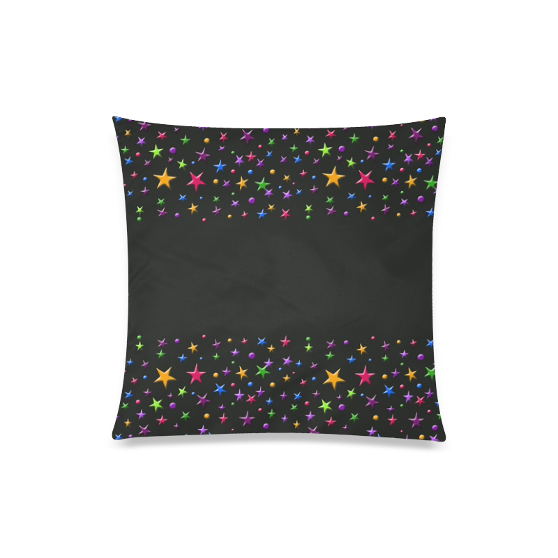 Night stars Custom Zippered Pillow Case 20"x20"(Twin Sides)