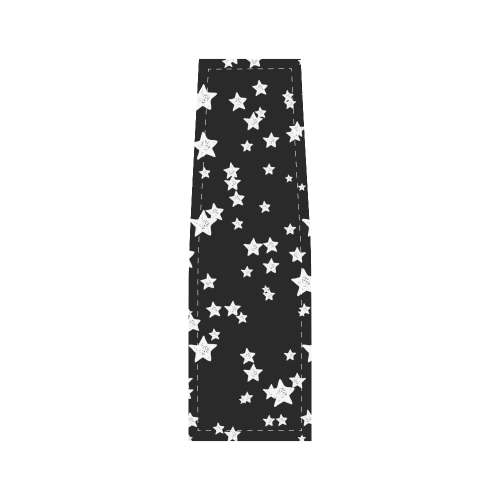 Black and White Starry Pattern Saddle Bag/Small (Model 1649) Full Customization