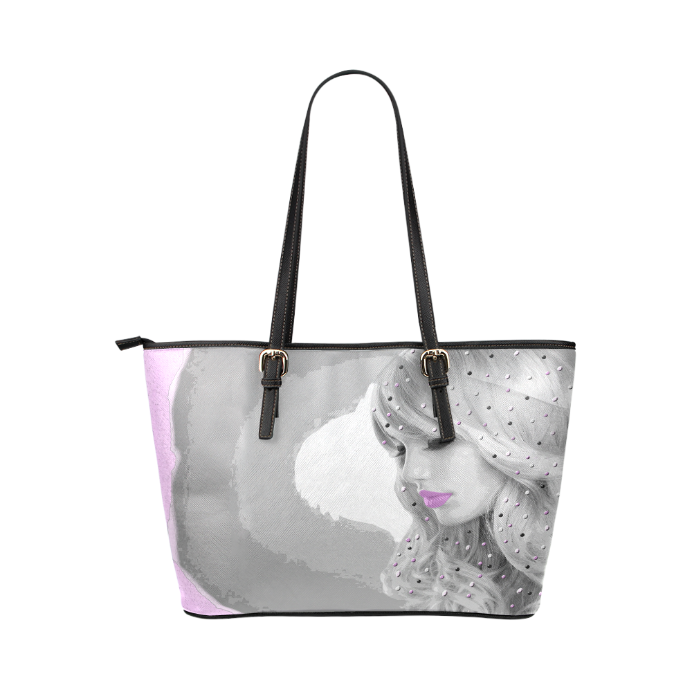 Angel Leather Tote Bag/Small (Model 1651)