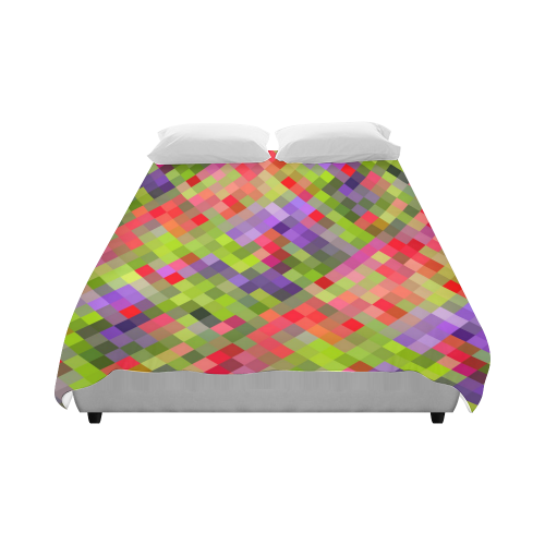 Colorful Mosaic Duvet Cover 86"x70" ( All-over-print)