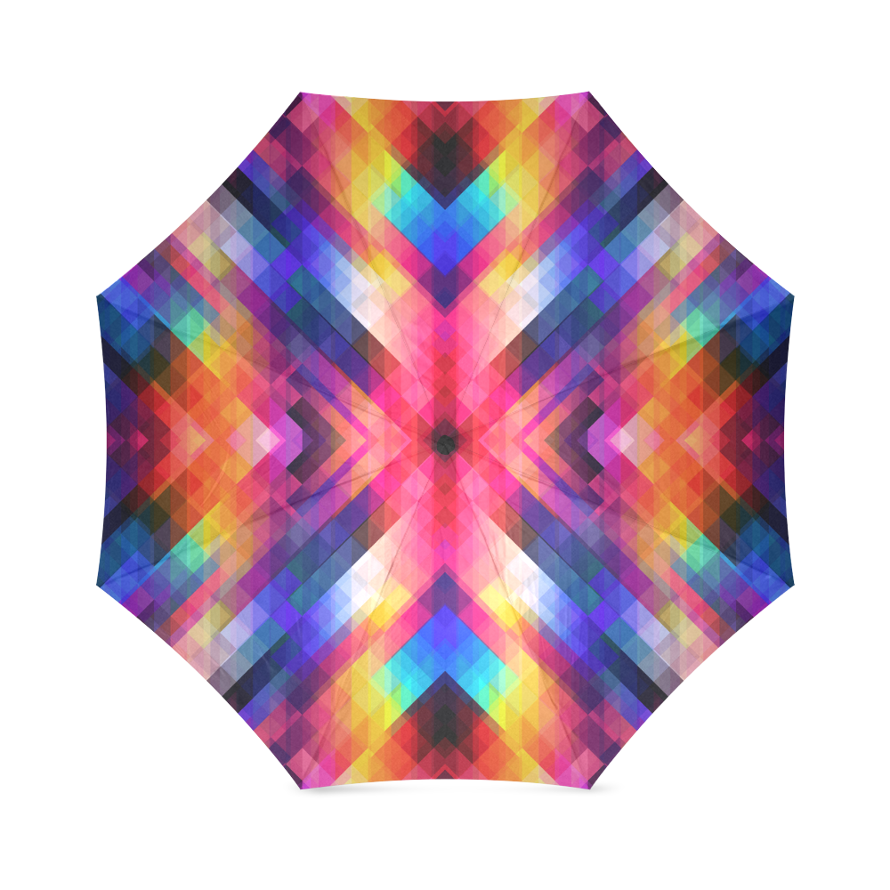 Psycho geometry Foldable Umbrella (Model U01)