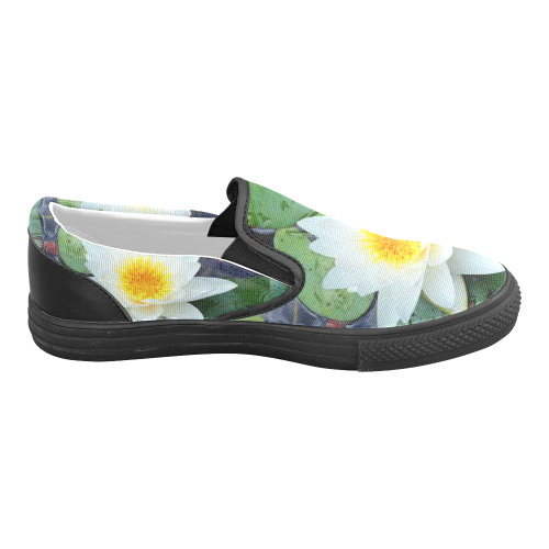 Waterlily Women's Unusual Slip-on Canvas Shoes (Model 019)