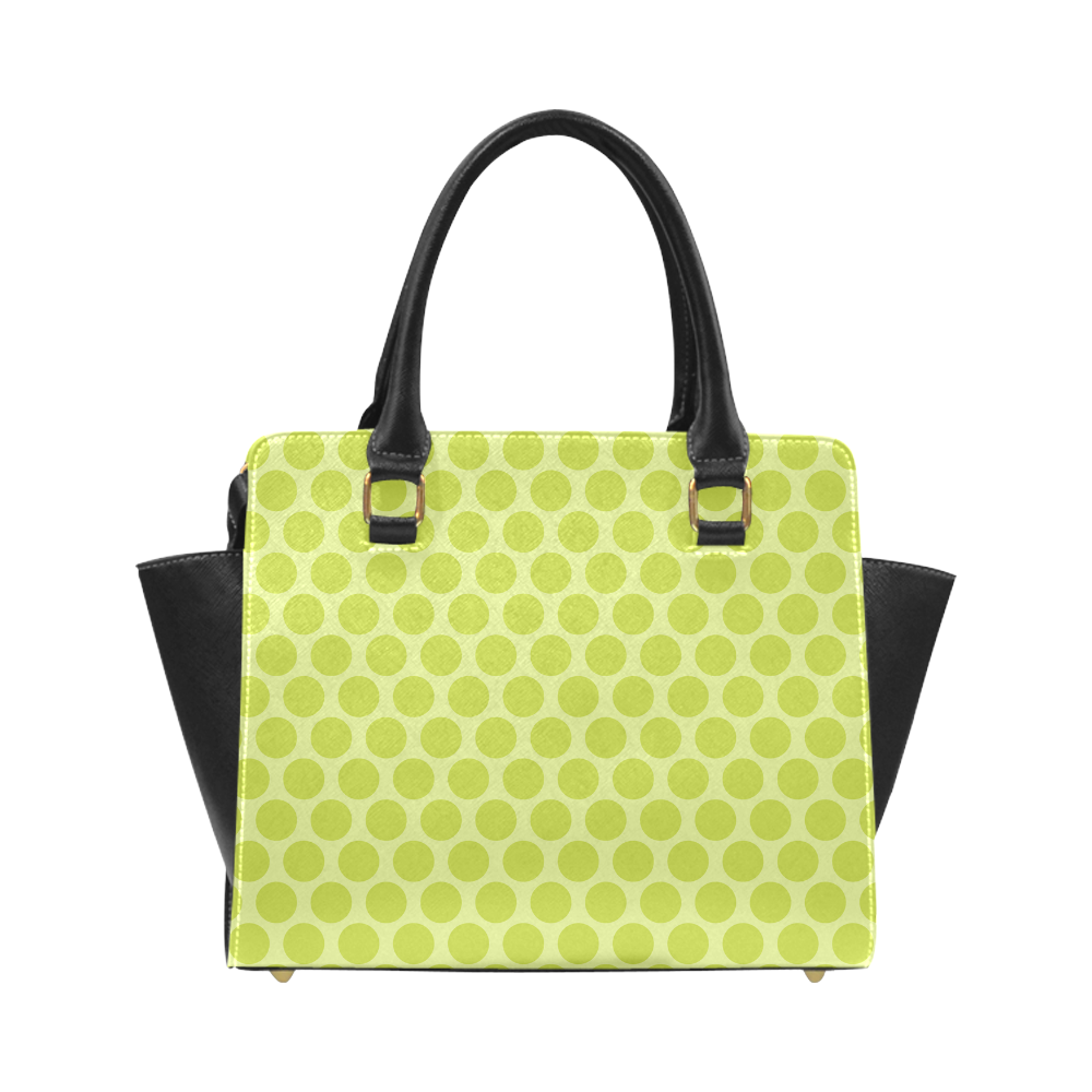 Green Dots Classic Shoulder Handbag (Model 1653)