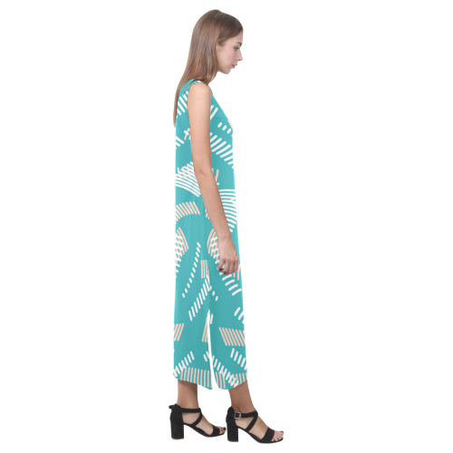 THOUGHTS Phaedra Sleeveless Open Fork Long Dress (Model D08)