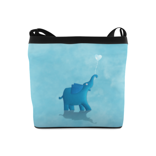 blue elephant Crossbody Bags (Model 1613)