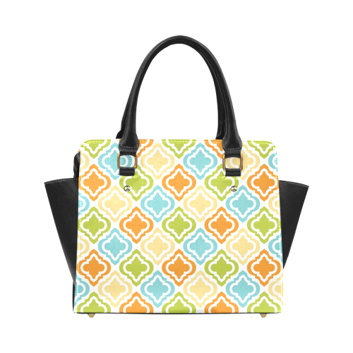 Multi Colored Tile Classic Shoulder Handbag (Model 1653)