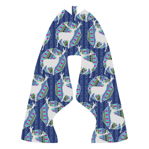 Geometric Deer Retro Pattern Women’s Running Shoes (Model 020)