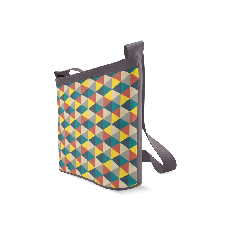 Colorful geometric   - design and vector Crossbody Bags (Model 1613)