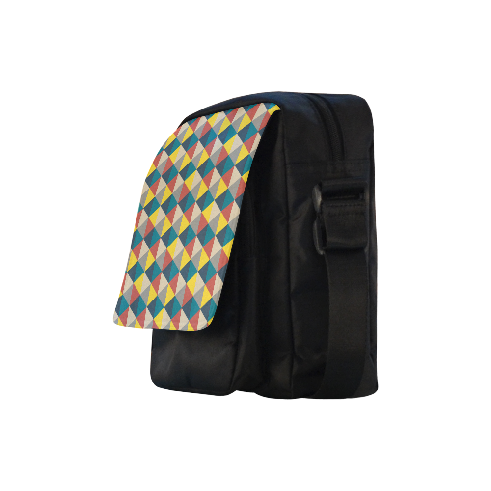 Colorful geometric   - design and vector Crossbody Nylon Bags (Model 1633)