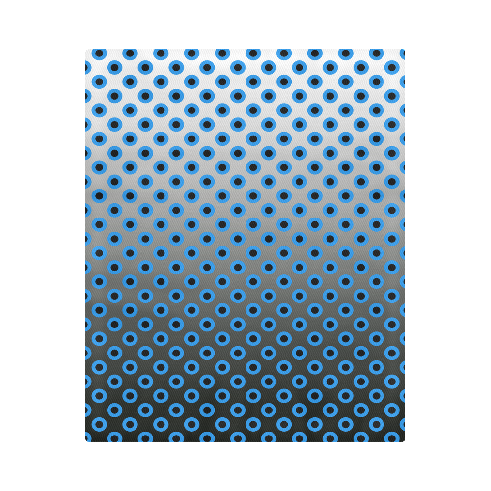 Gradient circles Duvet Cover 86"x70" ( All-over-print)