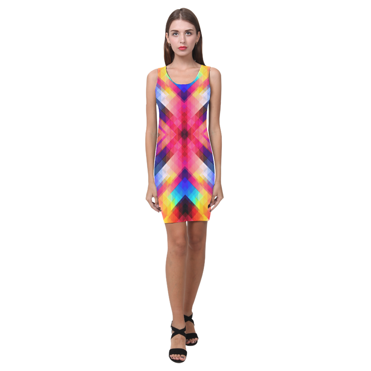Psycho geometry Medea Vest Dress (Model D06)