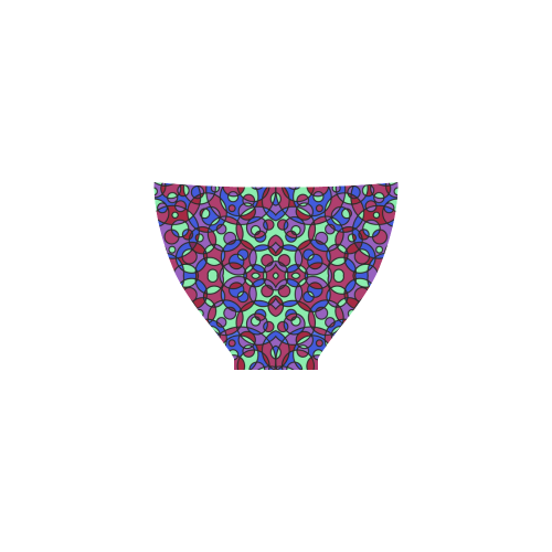 Kaleidoscope circles Custom Bikini Swimsuit