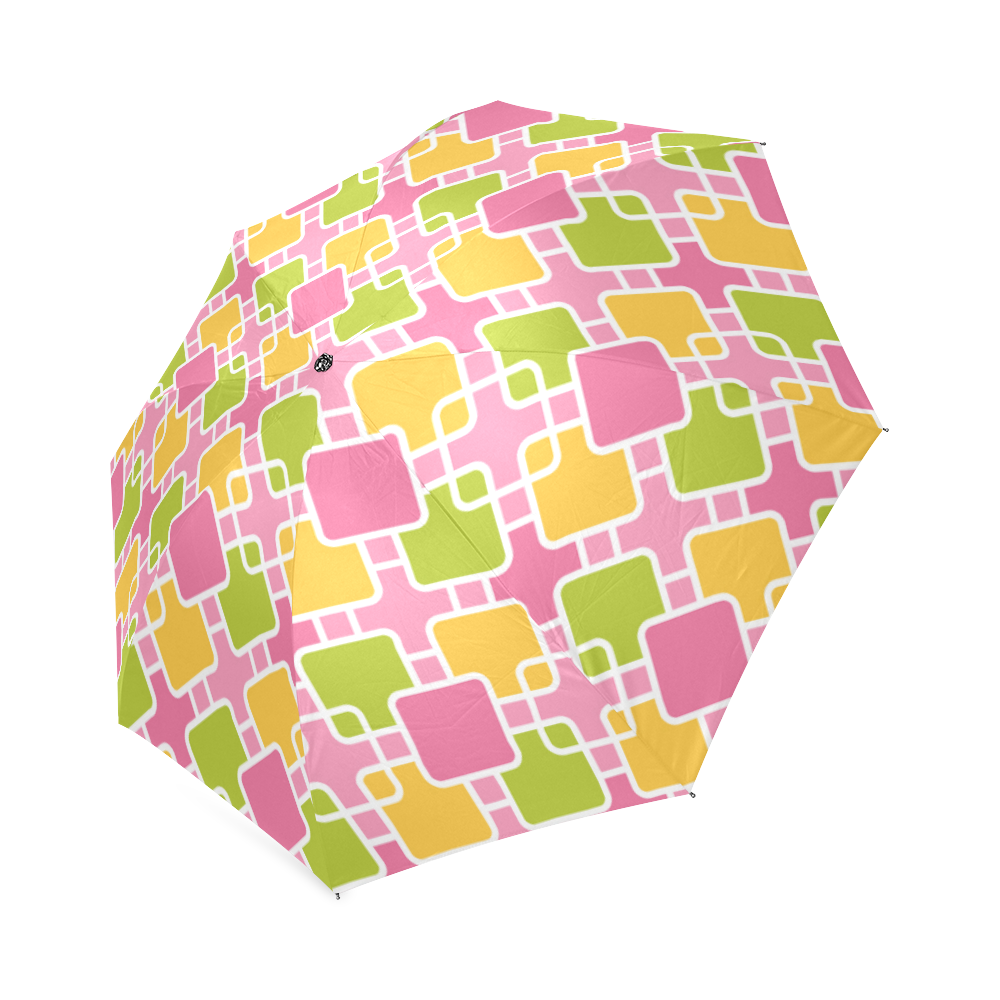 Square Pattern Foldable Umbrella (Model U01)