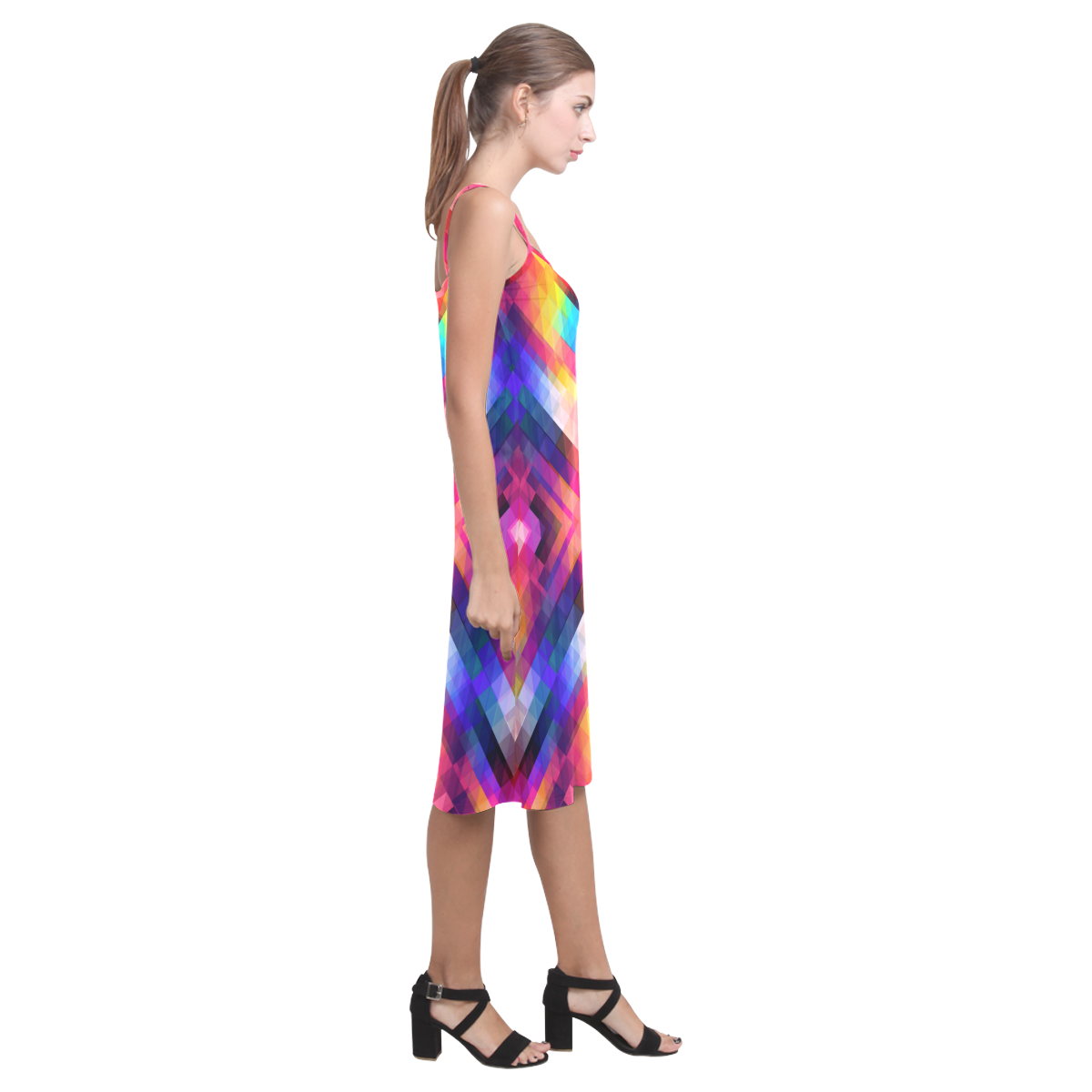 Psycho geometry Alcestis Slip Dress (Model D05)