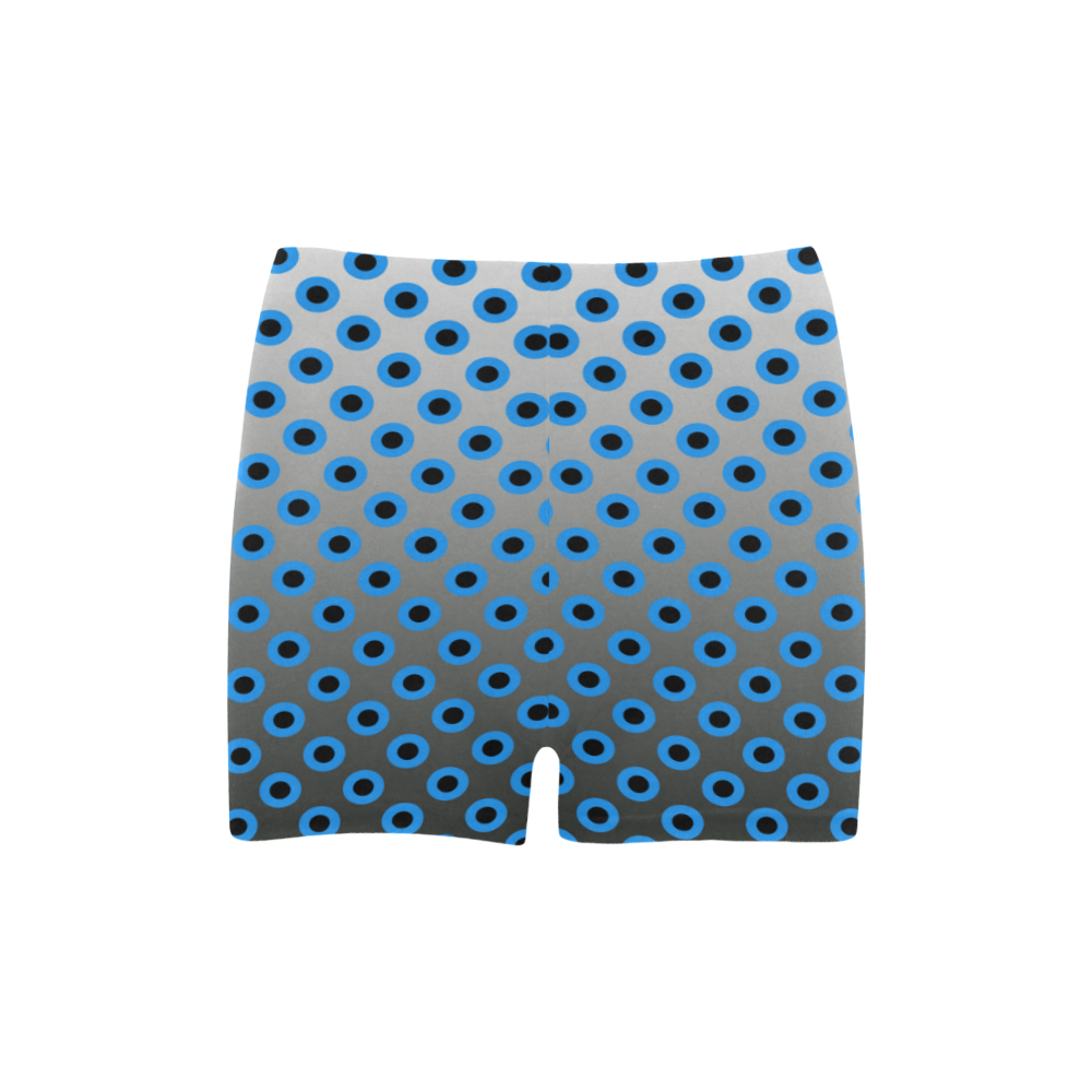 Gradient circles Briseis Skinny Shorts (Model L04)