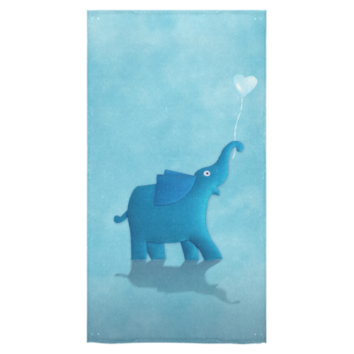 blue elephant Bath Towel 30"x56"