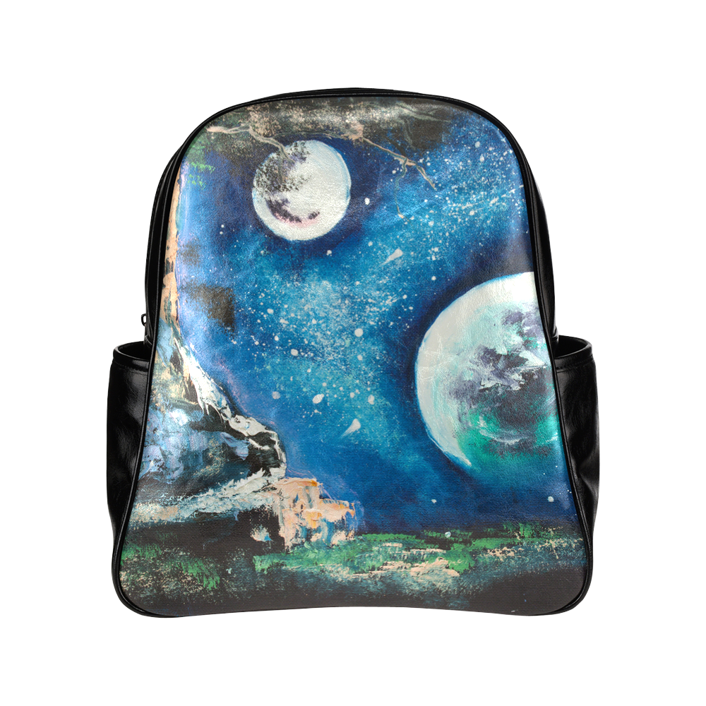cosmo night Multi-Pockets Backpack (Model 1636)