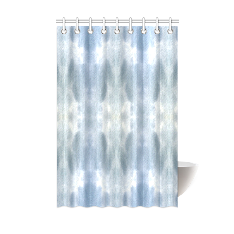 Ice Crystals Abstract Pattern Shower Curtain 48"x72"