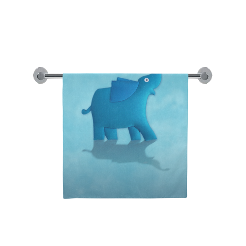 blue elephant Bath Towel 30"x56"