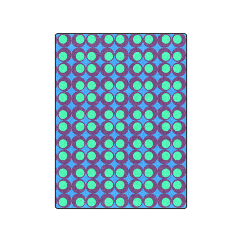 Vintage geometric circles Blanket 50"x60"
