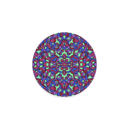 Kaleidoscope circles Round Coaster