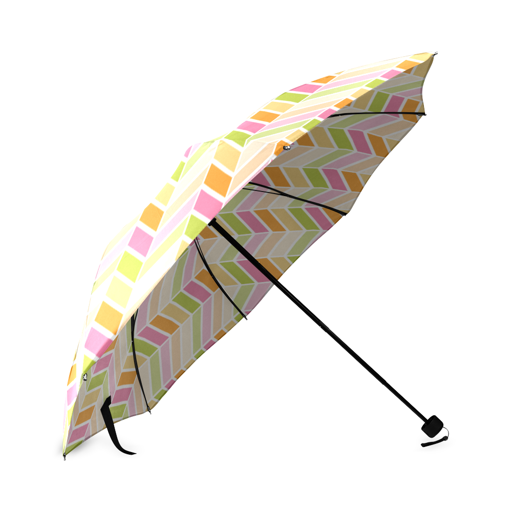 Colorful ZigZag Foldable Umbrella (Model U01)