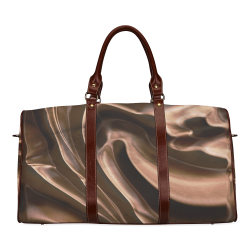 Molten Chocolate by Martina Webster Waterproof Travel Bag/Small (Model 1639)