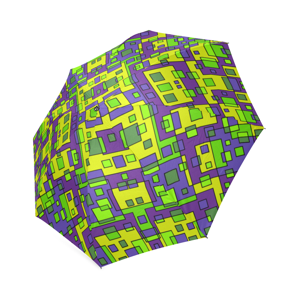 Overlap squares Foldable Umbrella (Model U01)