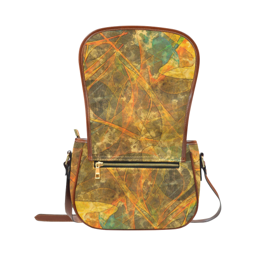 abstract art 916B Saddle Bag/Small (Model 1649) Full Customization