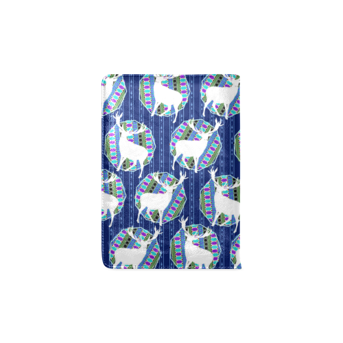Geometric Deer Retro Pattern Custom NoteBook A5