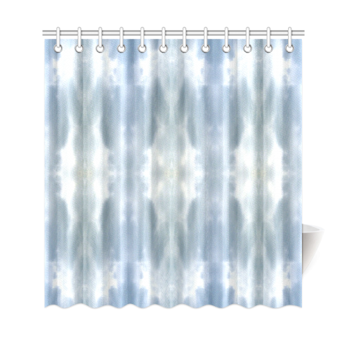 Ice Crystals Abstract Pattern Shower Curtain 69"x72"