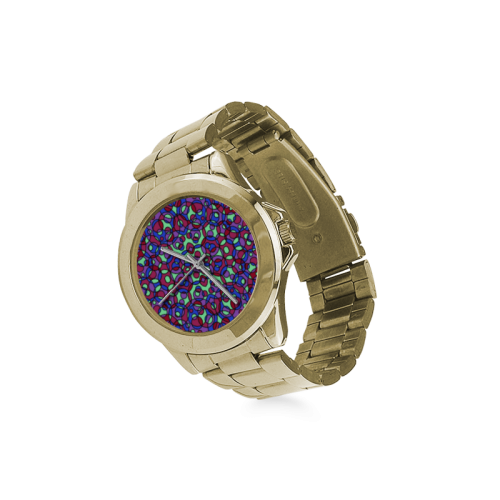 Kaleidoscope circles Custom Gilt Watch(Model 101)
