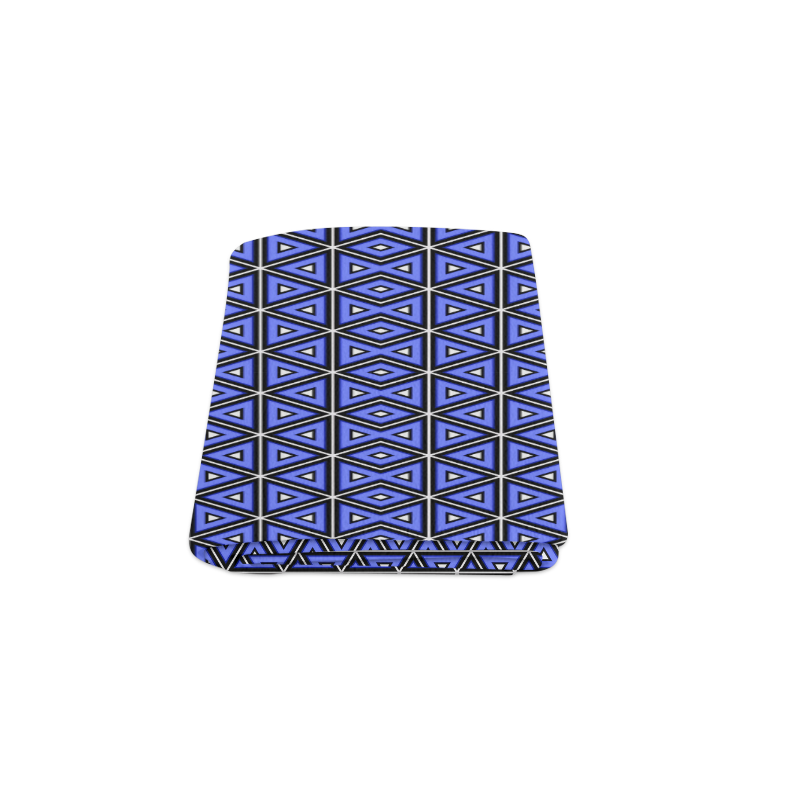 Techno blue triangles Blanket 50"x60"