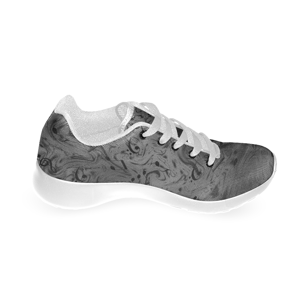 music notes pattern Women’s Running Shoes (Model 020)