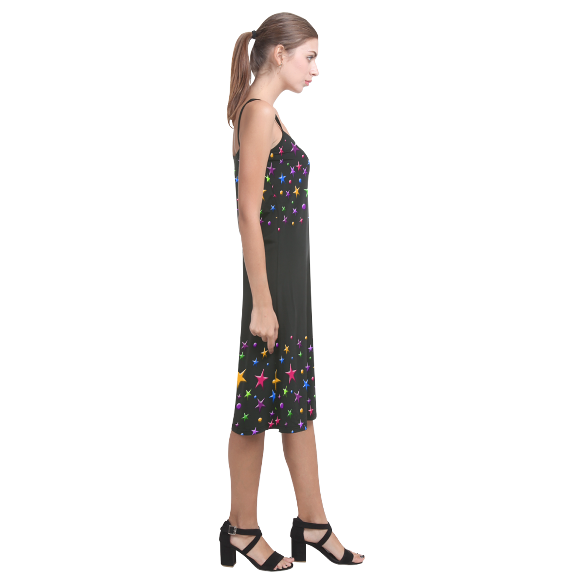 Night stars Alcestis Slip Dress (Model D05)