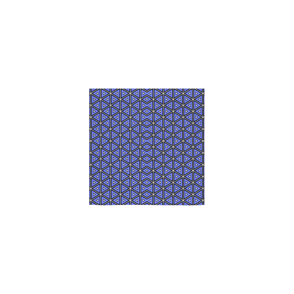 Techno blue triangles Square Towel 13“x13”