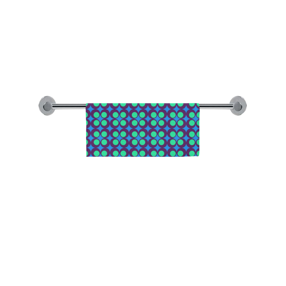 Vintage geometric circles Square Towel 13“x13”