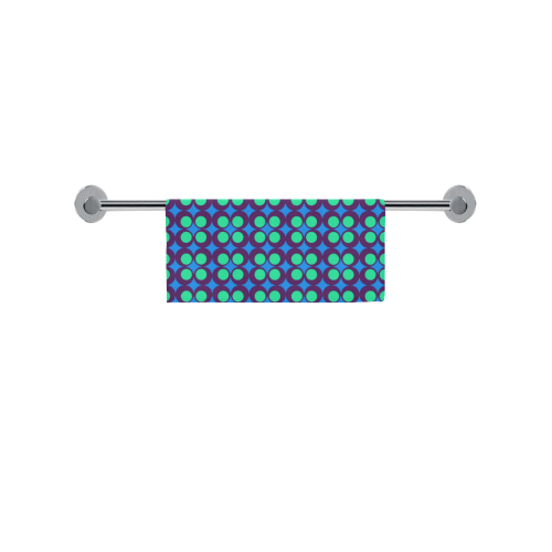 Vintage geometric circles Square Towel 13“x13”