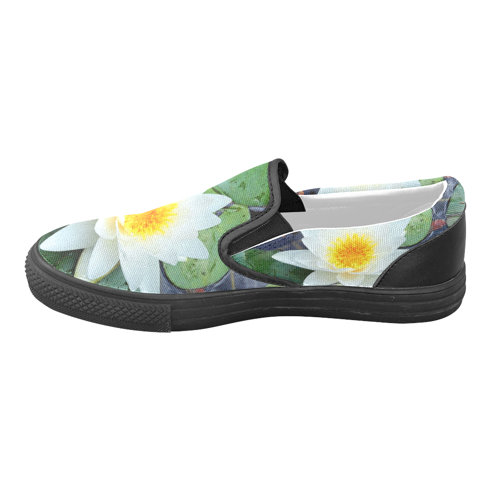 Waterlily Women's Unusual Slip-on Canvas Shoes (Model 019)