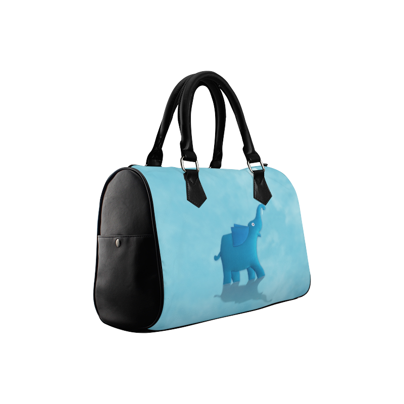 blue elephant Boston Handbag (Model 1621)