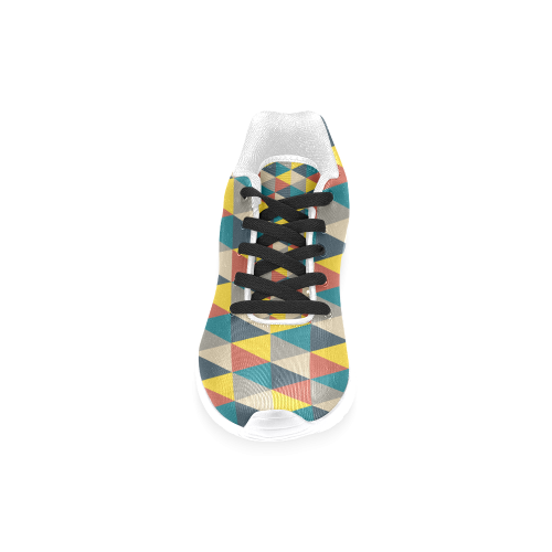 Colorful geometric   - design and vector Men’s Running Shoes (Model 020)