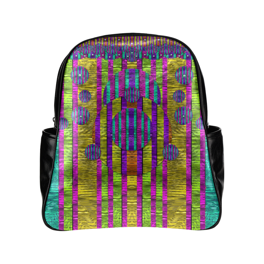 Our world filled of wonderful colors in love Multi-Pockets Backpack (Model 1636)