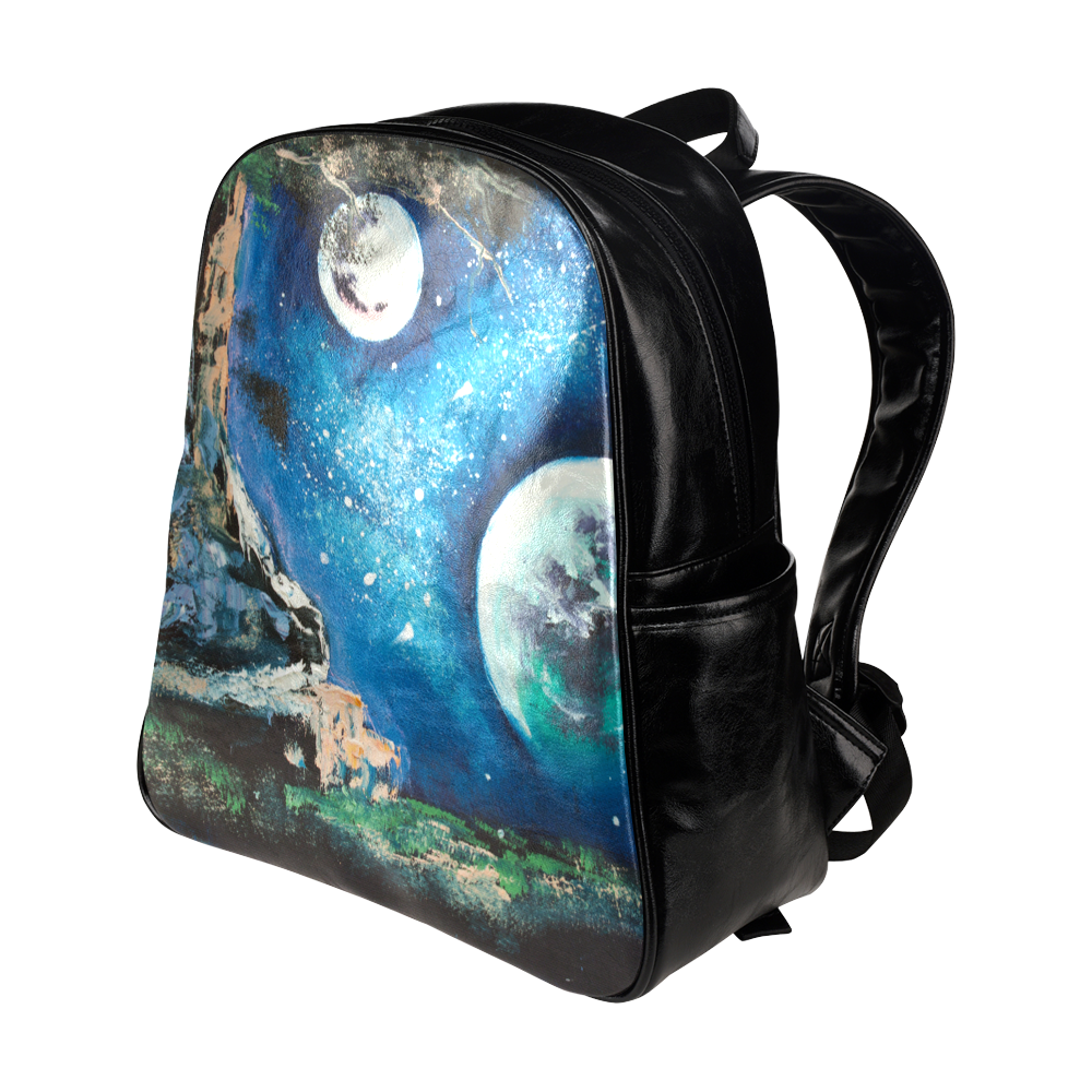 cosmo night Multi-Pockets Backpack (Model 1636)