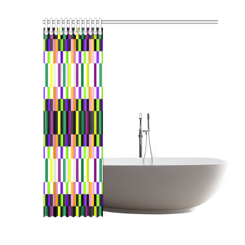 Colorful geometry Shower Curtain 60"x72"