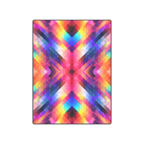 Psycho geometry Blanket 50"x60"