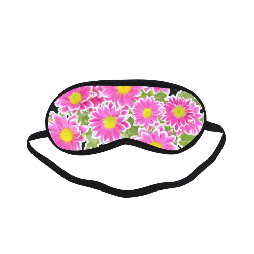 Asters Bouquet Pink White Flowers Sleeping Mask