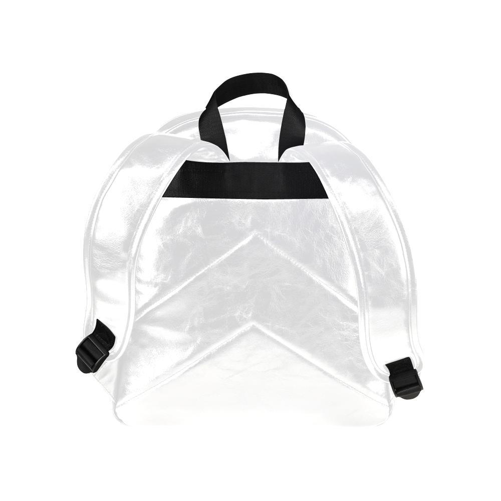 Elegant Vintage Look Black and White Damask Multi-Pockets Backpack (Model 1636)