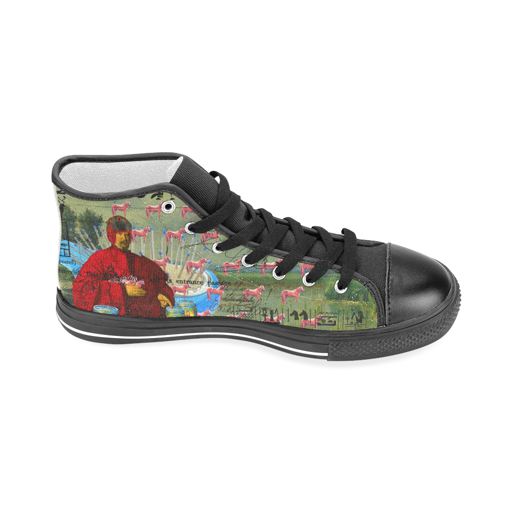 I FOUND THEM IN THERE II Men’s Classic High Top Canvas Shoes (Model 017)