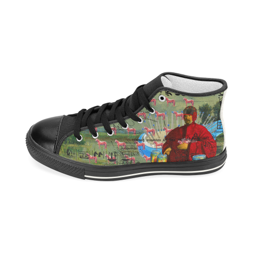 I FOUND THEM IN THERE II Men’s Classic High Top Canvas Shoes (Model 017)