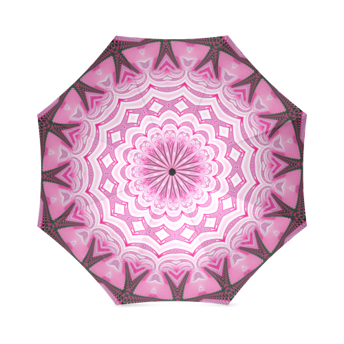 Fractal Kaleidoscope Mandala Flower Abstract 16 Foldable Umbrella (Model U01)